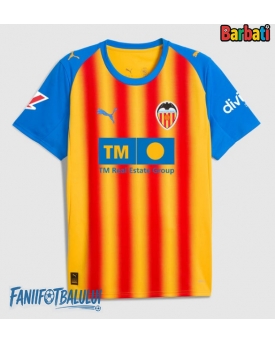 Valencia Tricou Fotbal Replică 2025-26 Barbati Treilea
